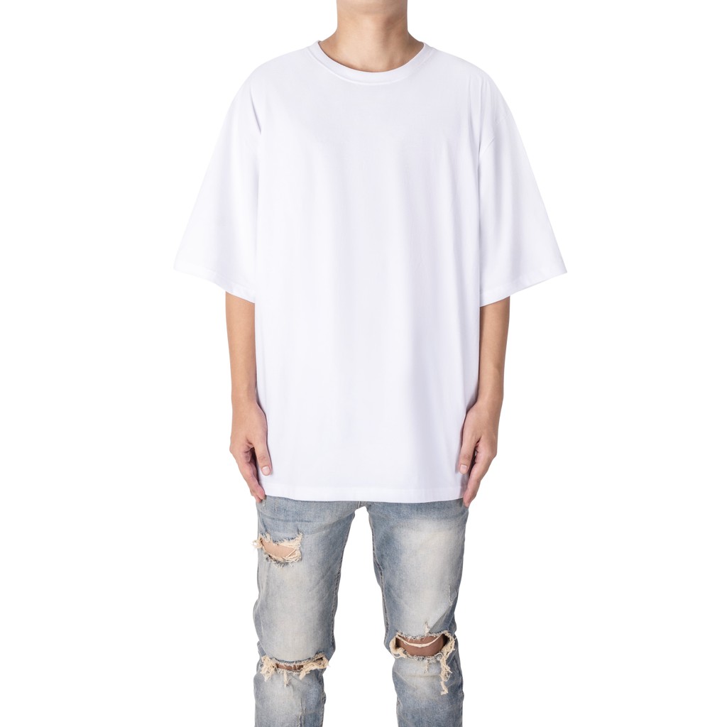 Áo Thun Streetwear Cao Cấp FNOS Màu Trắng, Đen - Form Oversize - 100% Cotton Vải Dày Thun 2 Chiều. | BigBuy360 - bigbuy360.vn