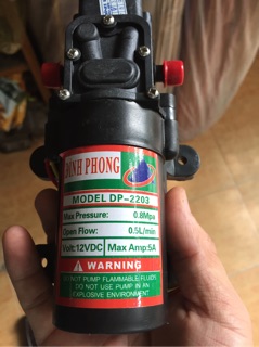 Máy bơm cao áp ,Máy rửa xe đỉnh phong 12V60W loại lớn