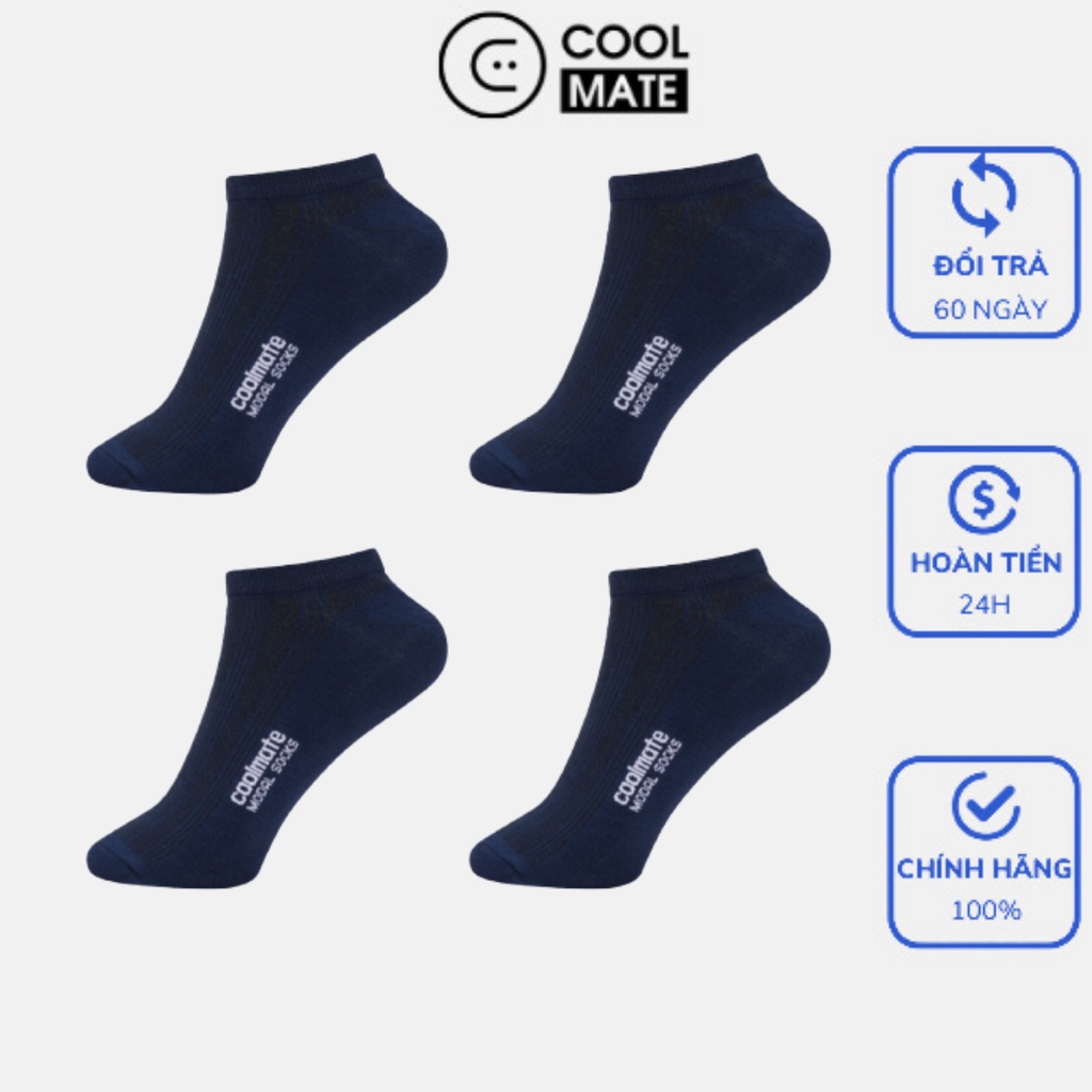 Combo 4 đôi tất nam cổ ngắn chất liệu Modal cao cấp thương hiệu Coolmate thumbnail