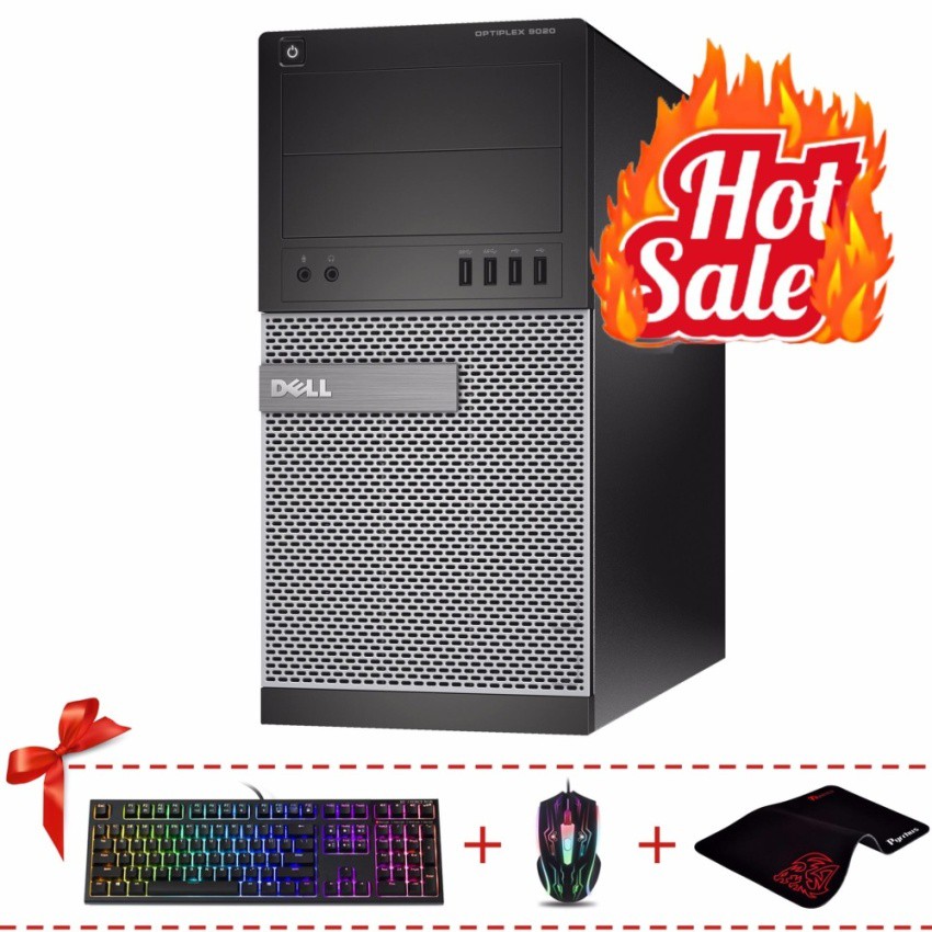 Máy tính văn phòng Dell Optiplex 9020 MT (Core i5 4570, Ram 16GB, SSD 240GB, HDD 3TB) + Quà Tặng - Hàng Nhập Khẩu | BigBuy360 - bigbuy360.vn