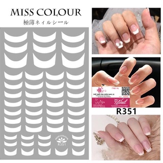 Nail Sticker Dán Đầu Móng -Nhanh Gọn Nhẹ Mẫu Mới - Lẻ 1 Tấm