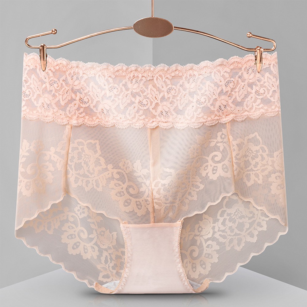 Quần Lót Ren Cạp Cao Không Đường May Quyến Rũ Dành Cho Nữ Back2Life