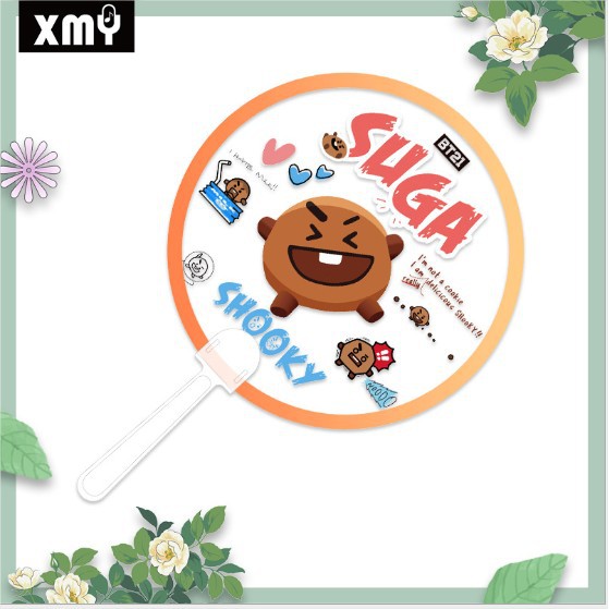 Quạt nhựa PVC tròn BT-21, Twice, Momoland, Blackpink, EXO mẫu mới nhất 2019 | BigBuy360 - bigbuy360.vn