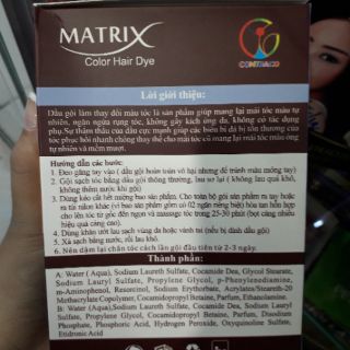 Dầu gội là nâu Matrix