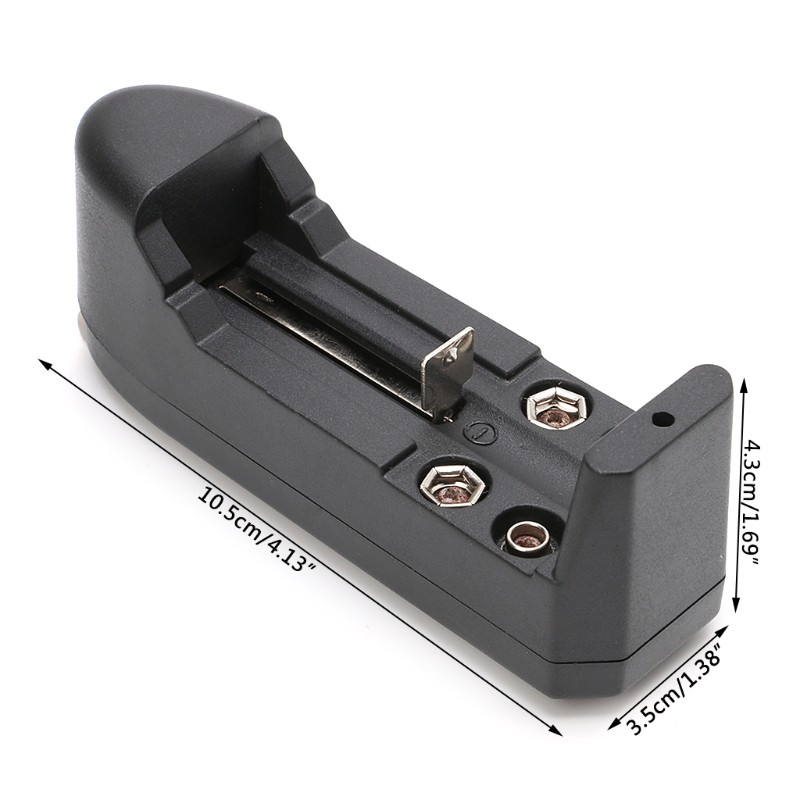 Bộ sạc pin AA AAA li Ni-Cd NiMh 3.7V 18650 bằng tre màu đen