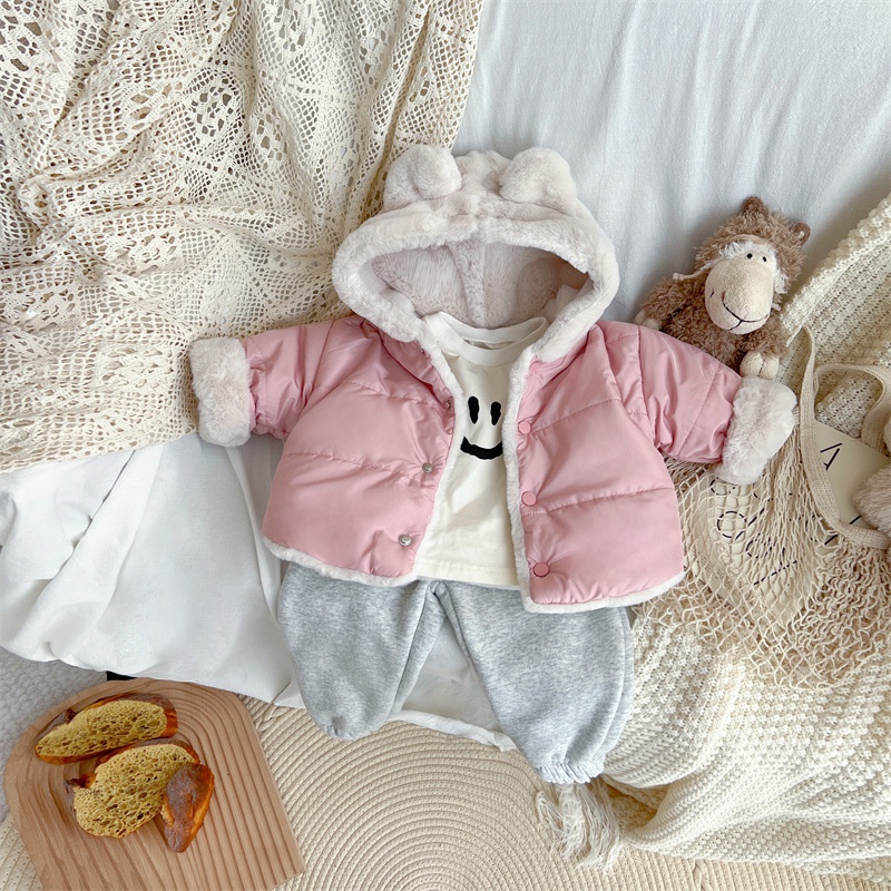Áo Khoác Cho Bé Áo Khoác Phao Cho Bé Lót Lông Siêu Ấm Shushi_baby