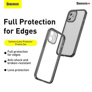 Ốp lưng chống sốc cho các dòng iPhone 12 Baseus Camera Lens Protector Frame Case