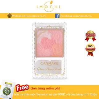 Phấn Má Hồng Canmake Glow Fleur Cheeks Nhật Bản (02 Apricot Fleur- Màu Hồng Cam)