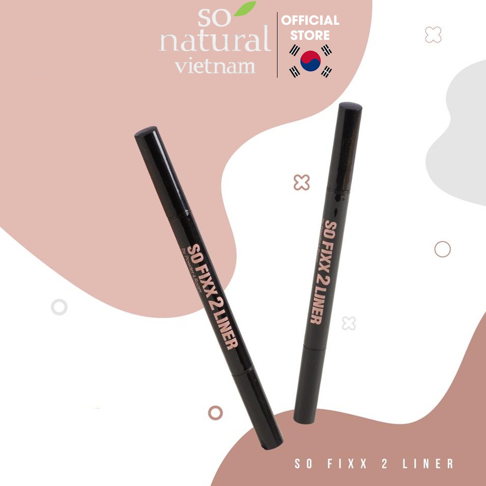 Chì kẻ mắt 2 đầu So Fixx 2 Liner So Natural 5gram