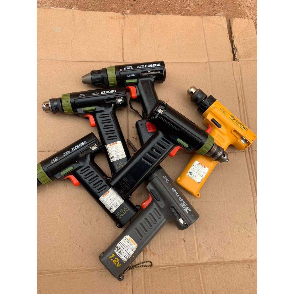 Khoan pin Nati 7,2v Nhật bãi  tự độ pin