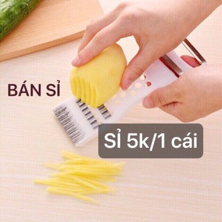 Nạo sợi củ quả nao cà rot, xu hào, nạo vỏ khoai đa năng