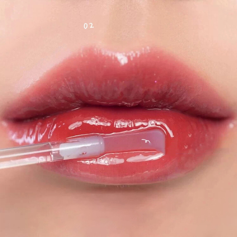 [Hàng mới về] Son bóng trong suốt làm dày và dưỡng ẩm môi cho nữ với 6 màu tùy chọn