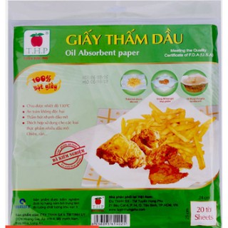 (GRO 1) Giấy thấm dầu ăn