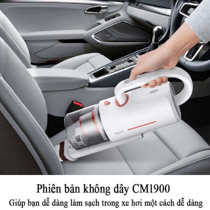 [Chính hãng,BH 12 tháng] Máy Hút Bụi DEERMA CM1900 Cầm Tay Không Dây Diệt Khuẩn