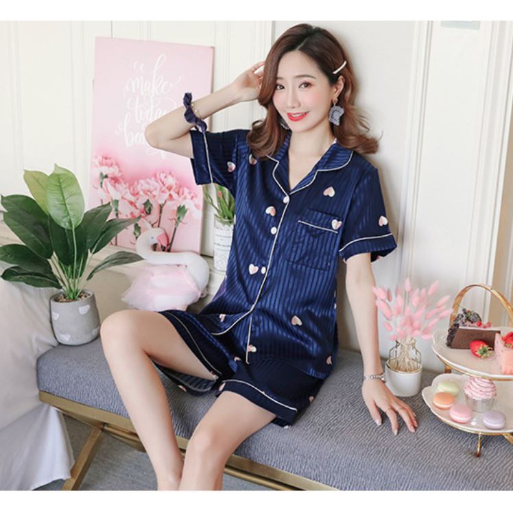 [Hàng Đẹp] Bộ Ngủ Mặc Nhà Pyjama Quần Đùi Áo Cộc Tay Cho Nữ. Họa Tiết Đẹp, Bo Viền - TIM. | BigBuy360 - bigbuy360.vn