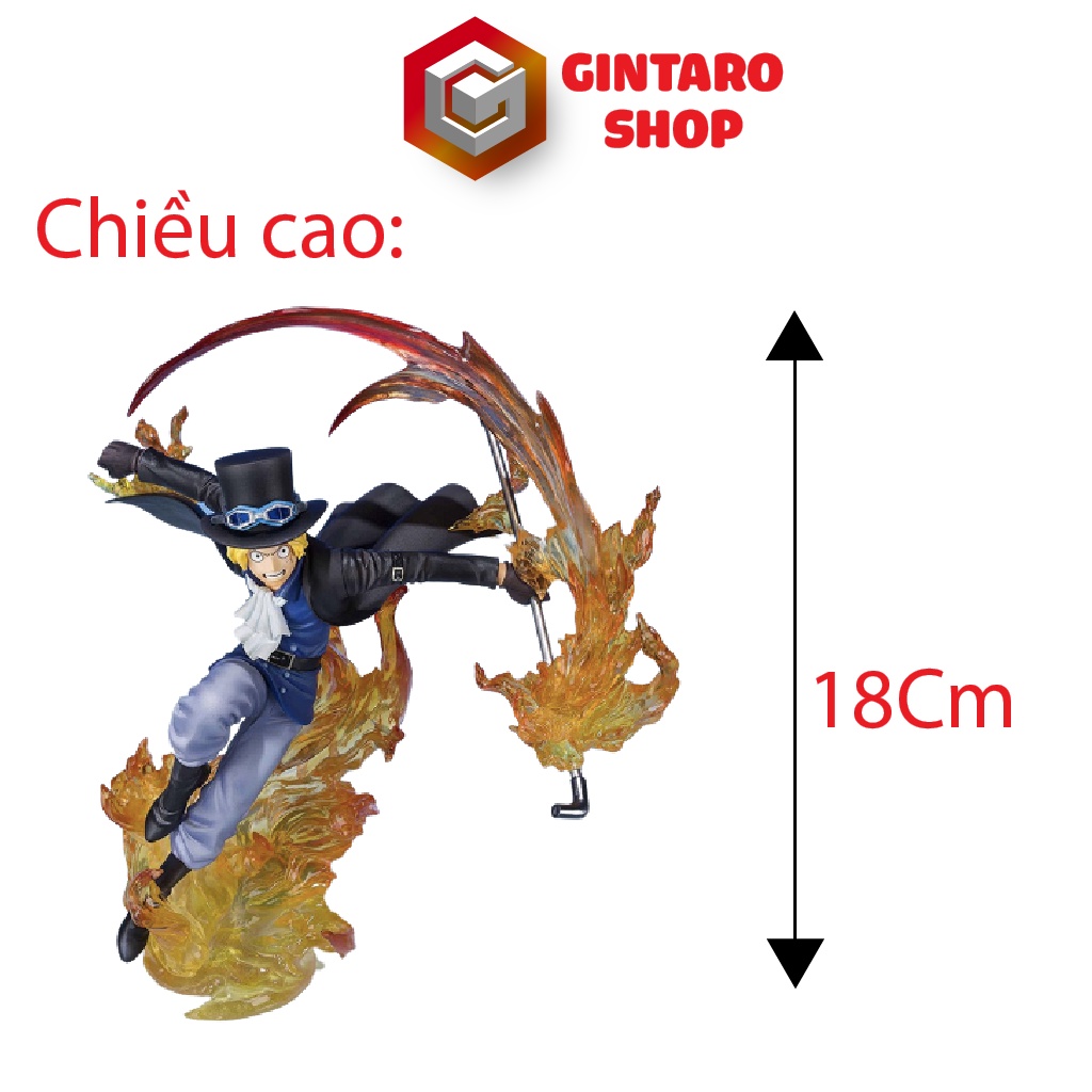 Mô hình One Piece Sabo viêm đế chi tiết đẹp và sắc nét, Mô hình nhân vật Sabo F.zero GINTARO SHOP