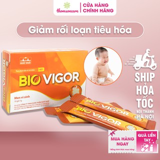 Men vi sinh Bio Vigor - Hộp 10 gói - Giảm rối loạn tiêu hóa, đau chướng bụng - Chính hãng dược Nhất nhất