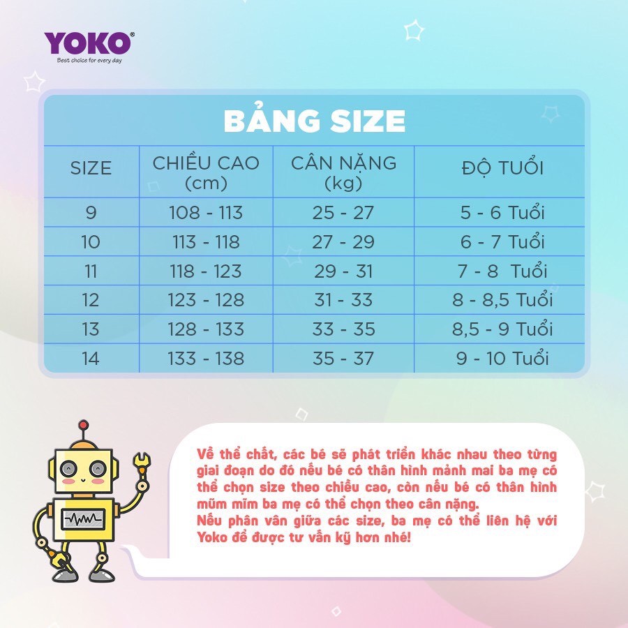 Bộ Quần Áo Dài Tay Vải Da Cá Bé Trai (1-9 Tuổi) YOKO KID'S FASHION 20411T