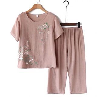 Bộ đũi mùa hè cho mẹ, cho bà MS01