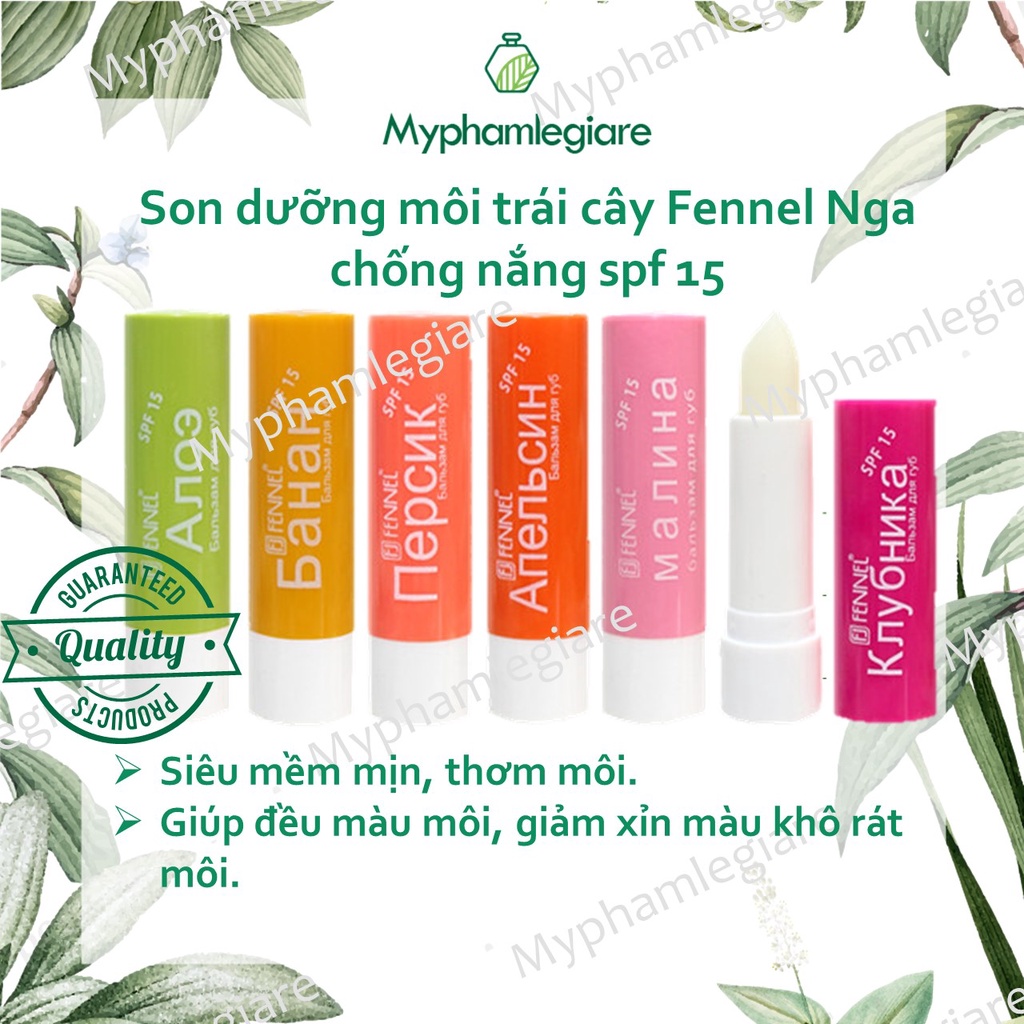 Son dưỡng Fennel thảo dượt không màu