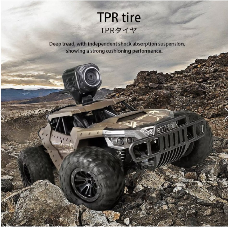 Xe điều khiển địa hình camera quay phim chụp ảnh Smartphone Wifi 720p | BigBuy360 - bigbuy360.vn