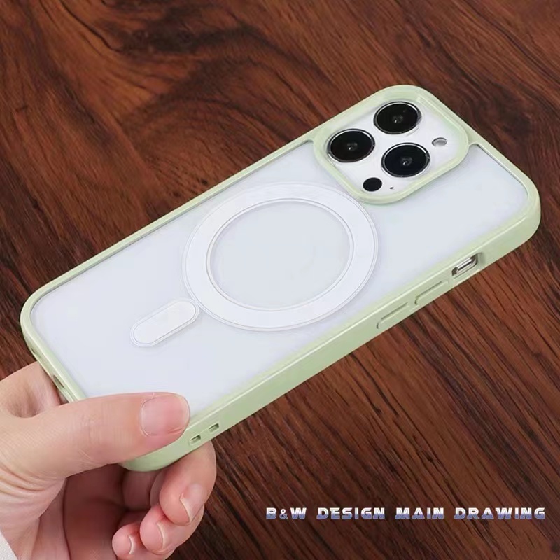 Ốp Điện Thoại Trong Suốt Chống Sốc Có Nam Châm Cho iPhone 13 12 11 Pro MAX XR X XS MAX iPhone 7 8 Plus SE 2020