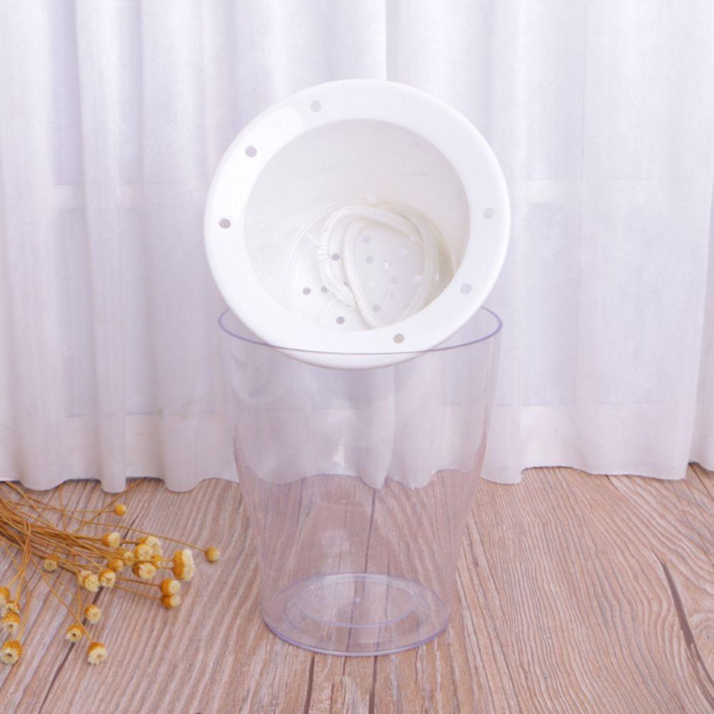 Chậu Hoa Tròn Tự Động Tưới Nước Kích Thước 13x15cm / 11x12cm / 9x13cm