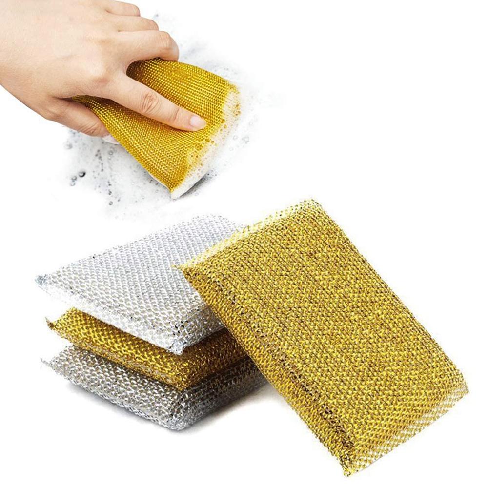 Miếng Bọt Biển Rửa Chén 2 Mặt Không Gây Trầy Xước Và Chống Bẩn Malcom