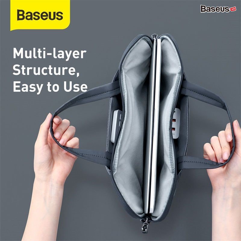 Túi xách chống nước Baseus Basics Series 13&quot; / 16&quot; Shoulder Computer Bag dùng cho Macbook / Laptop
