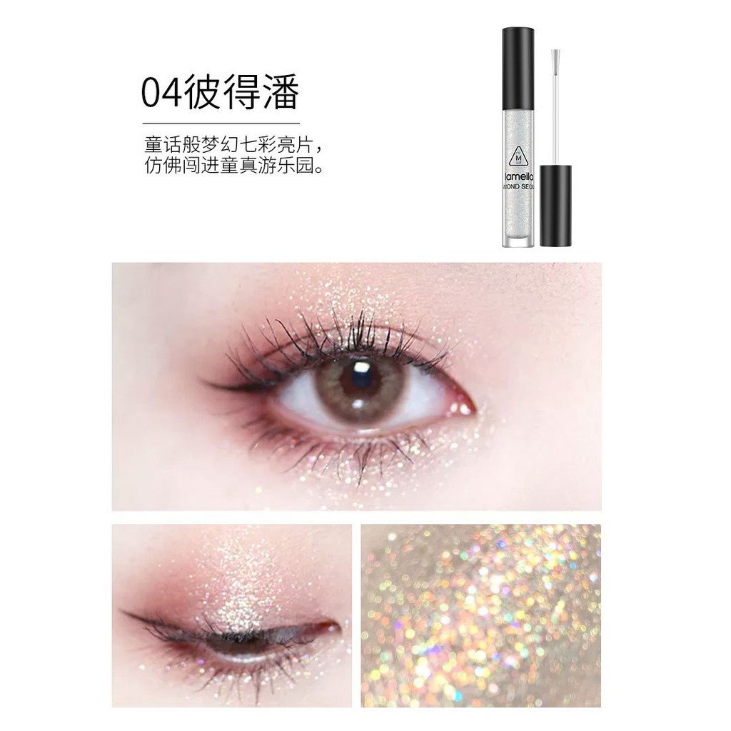 Nhũ Mắt Gel Nhũ Kim Tuyến Lấp Lánh Dinamond Lameila Trang Điểm Mắt