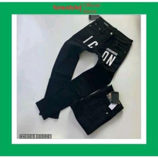 SALE Quần jean nam đen rách gối DSQ chát bò co giãn mẫu mới nhất cao cấp NEWSTYLE FASHION Xịn