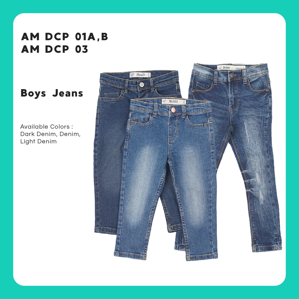 Quần Jeans Thời Trang Năng Động Cho Bé Trai (Am-Dcp 01a-03)