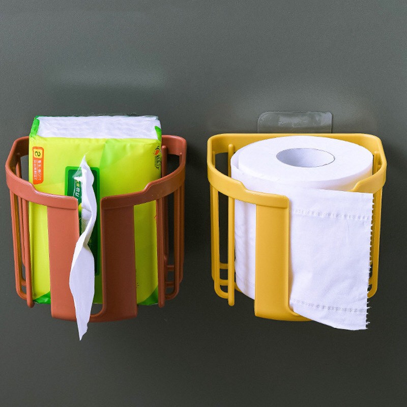 Giỏ nhựa đựng giấy, rổ đựng giấy vệ sinh dán tường siêu dính siêu tiện dụng. | BigBuy360 - bigbuy360.vn