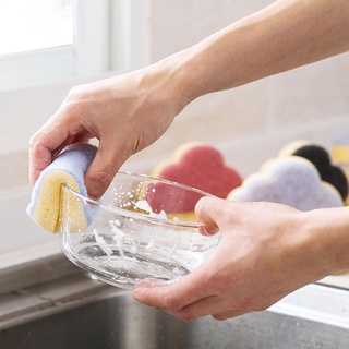 Miếng bọt xốp rửa chén hình đám mây hai mặt
