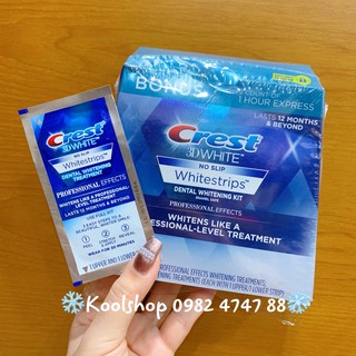 Tách lẻ 1 miếng dùng 1 lần❄️Miếng dán trắng răng Crest 3D White Professional Effects ❄️