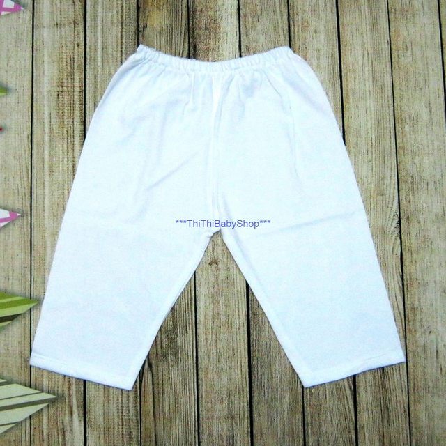 5 QUẦN DÀI Sơ sinh TRẮNG & MÀU THT