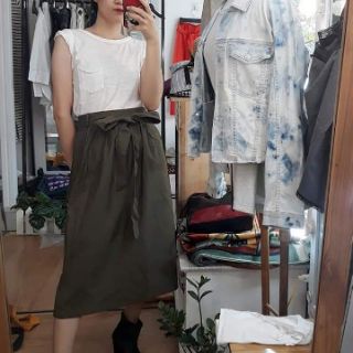 Chân váy Linen xuất khẩu