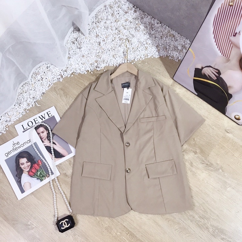 ÁO KHOÁC BLAZER CỘC TAY HÀNG 2 LỚP SIÊU HOT | BigBuy360 - bigbuy360.vn