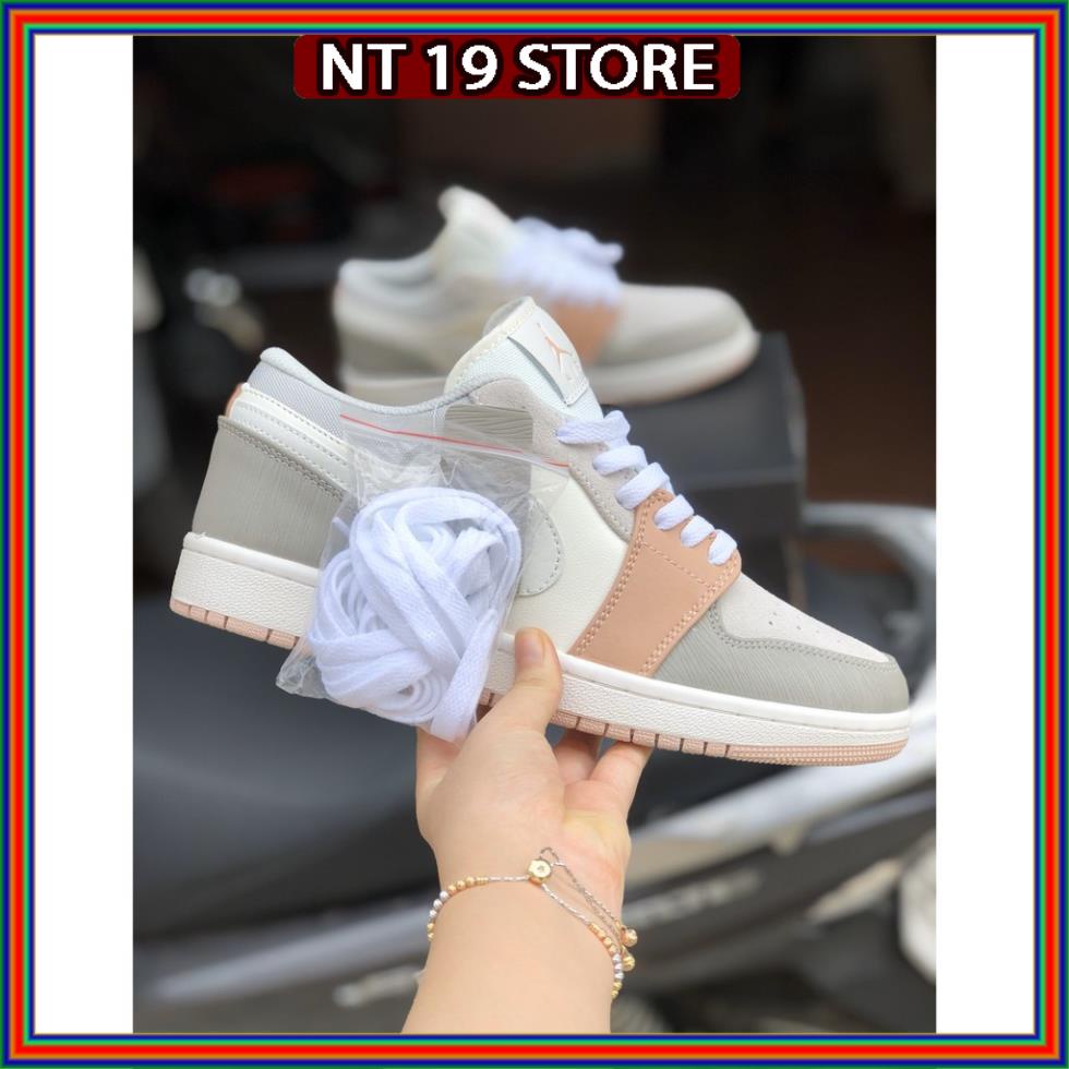 Giày thể thao Jordan 1 Milan cổ thấp, Giày JD1 low milan thấp cổ nam nữ cực chất full box bill kèm dây