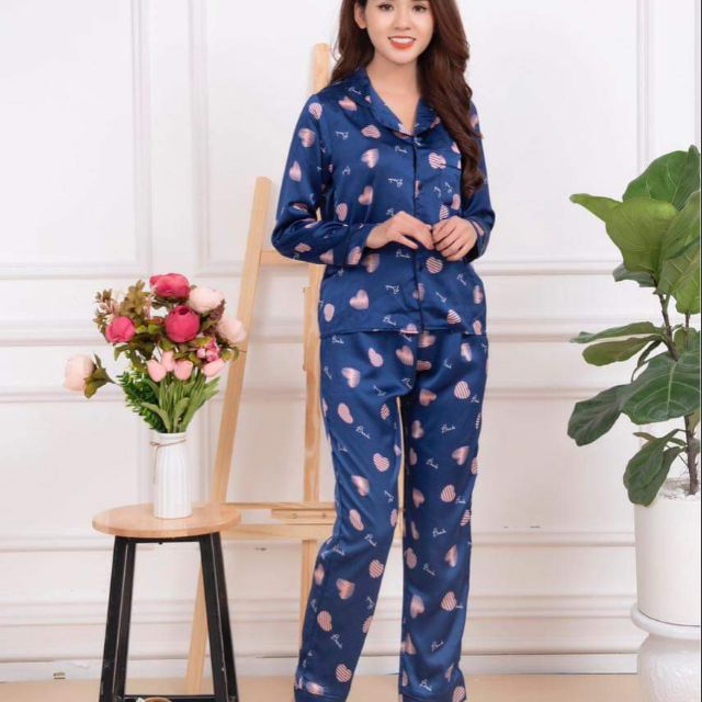 Bộ pigiama lụa siêu xinh