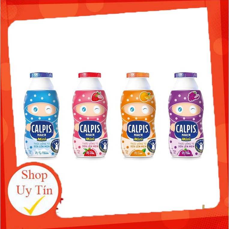 ✅Sữa chua uống Calpis mini chua chua ngọt ngọt lốc 5 hộp