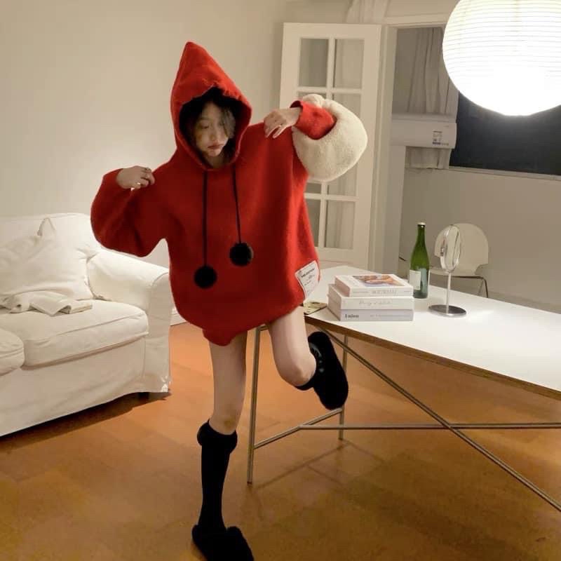 Áo váy có mũ thu đông 2021 | BigBuy360 - bigbuy360.vn