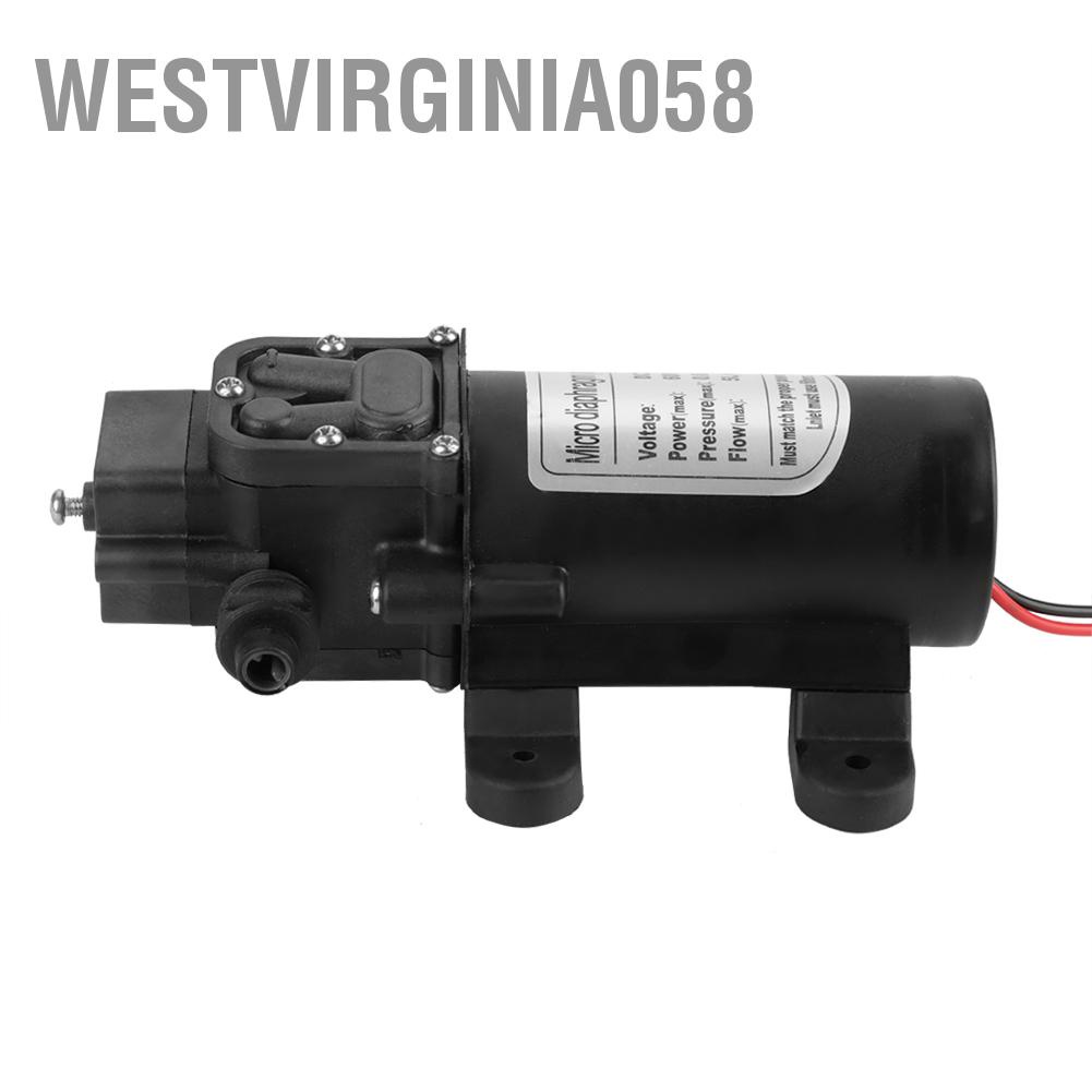 Hot Deals Máy bơm nước tự mồi màng điện áp cao áp suất cao DC24V 60W 5L / phút Westvirginia058 Spot Express