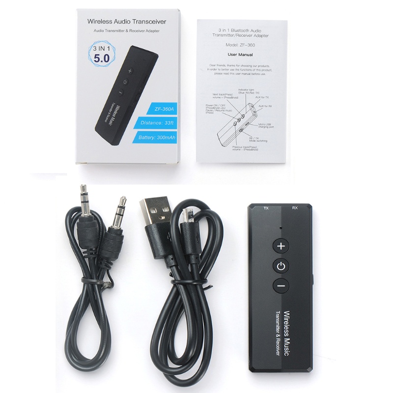 Thiết Bị Truyền Nhận Tín Hiệu Bluetooth 2 Trong 1 Cho Tai Nghe PC 5 0