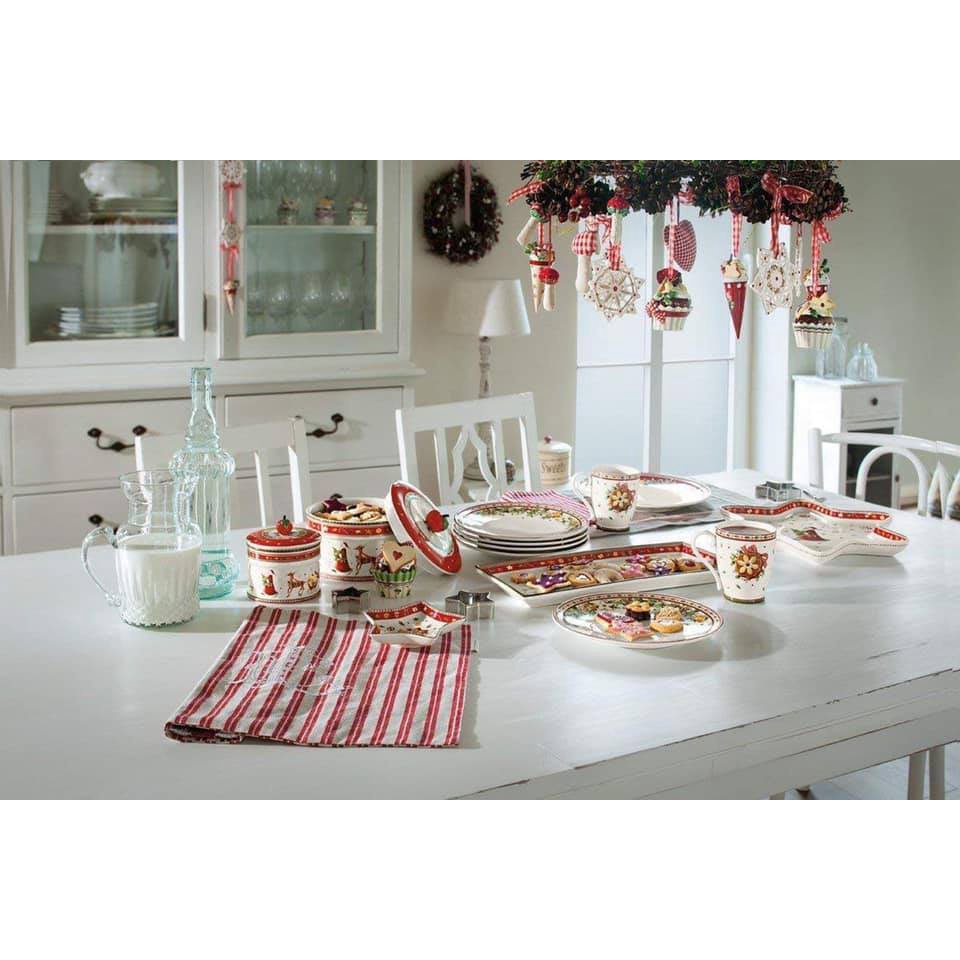 Hũ có nắp đậy bằng sứ Villeroy &amp; Boch Winter Bakery Delight