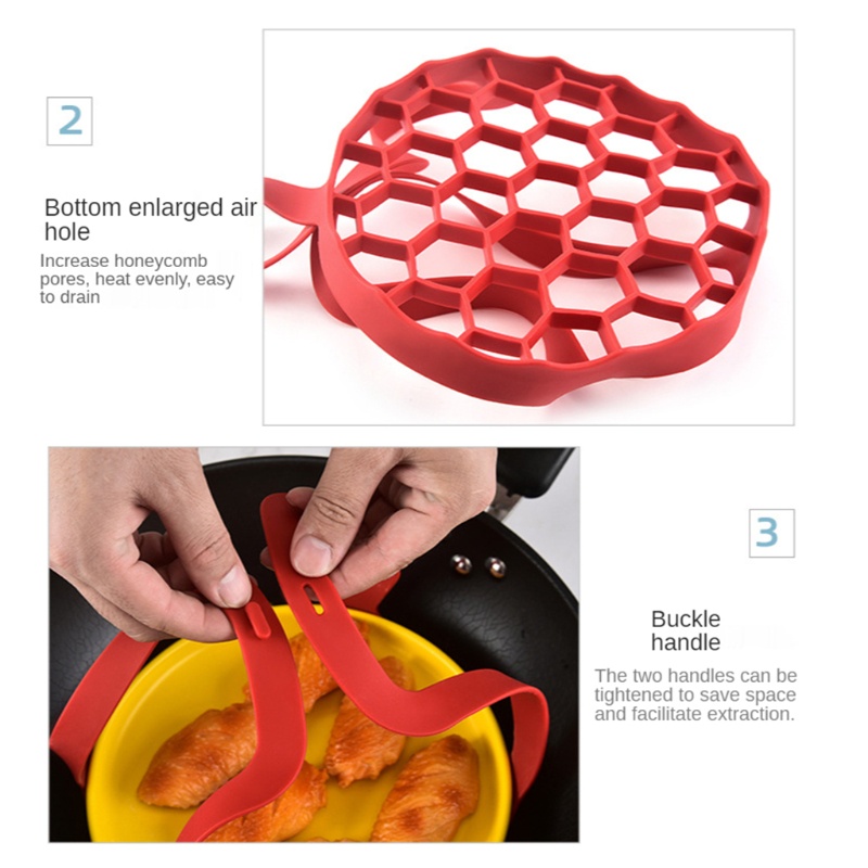 Dụng Cụ Hỗ Trợ Hấp Bánh Bằng Silicon Gel Mềm Có Tay Cầm Tiện Dụng