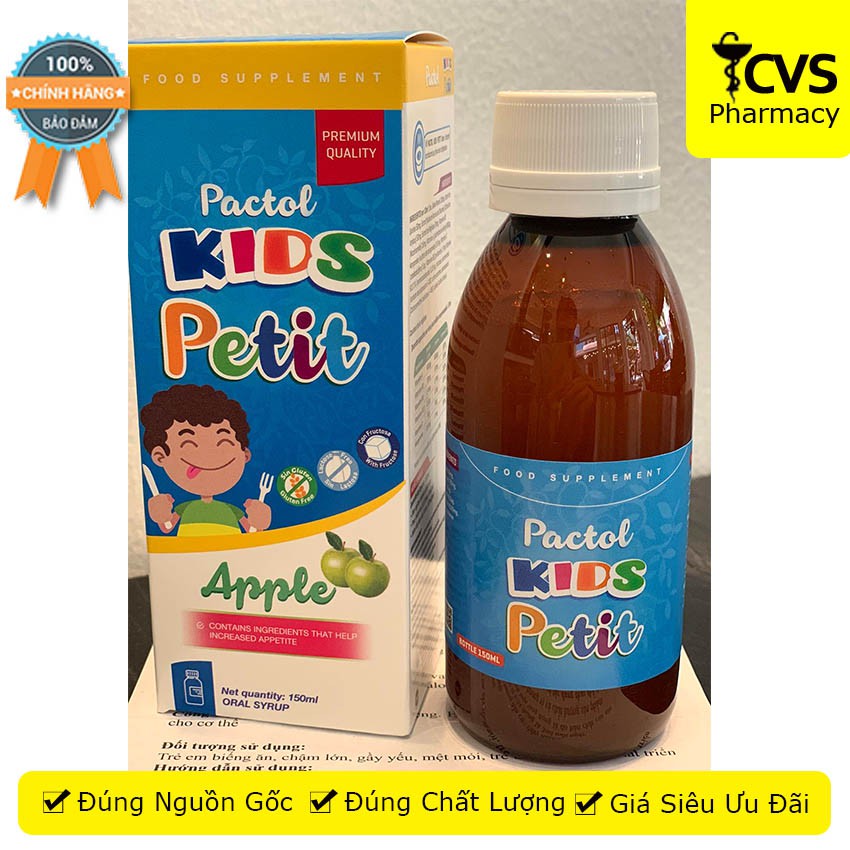 Pactol Kids Petit Syrup – Siro giúp trẻ ăn ngon miệng,  tăng cân - cvspharmacy