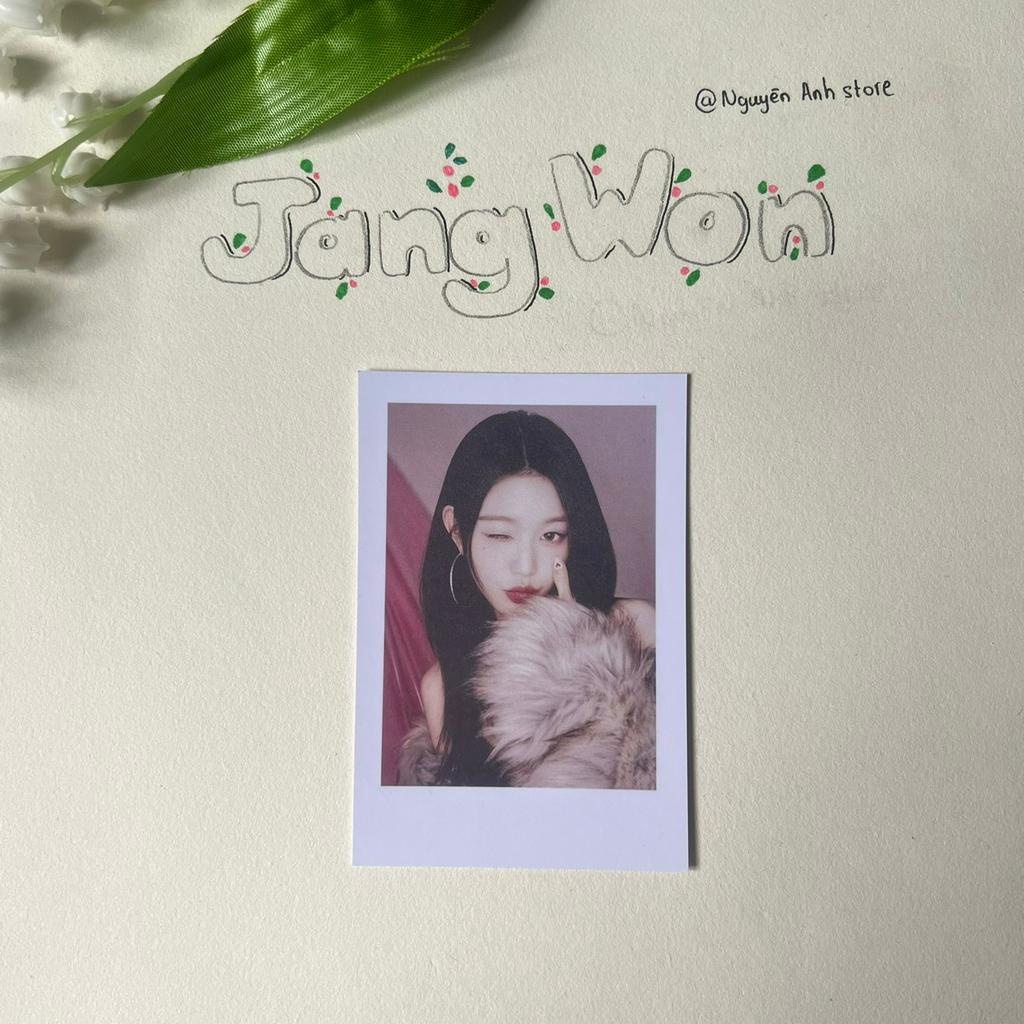 Card Wonyoung ive l polaroid