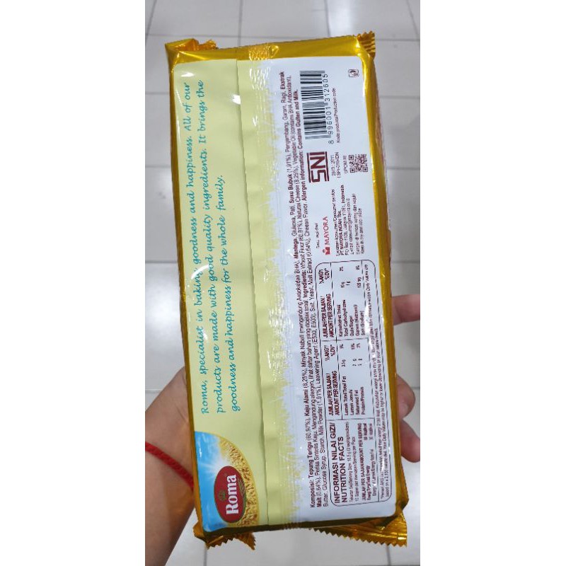 bánh quy giòn phô mai Roma Malkist Keju Tabur crackers 165gr