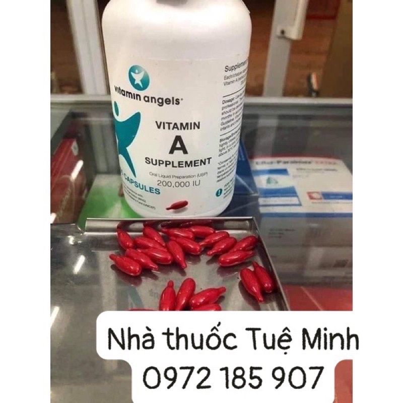 Vitamin A 200000 IU (viên đỏ) TM